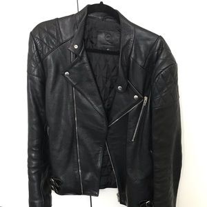 Alexander McQueen Leather Biker Jacket